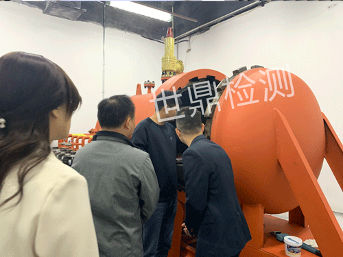 又有领导来参观防爆实验室|可做各防爆测试项目